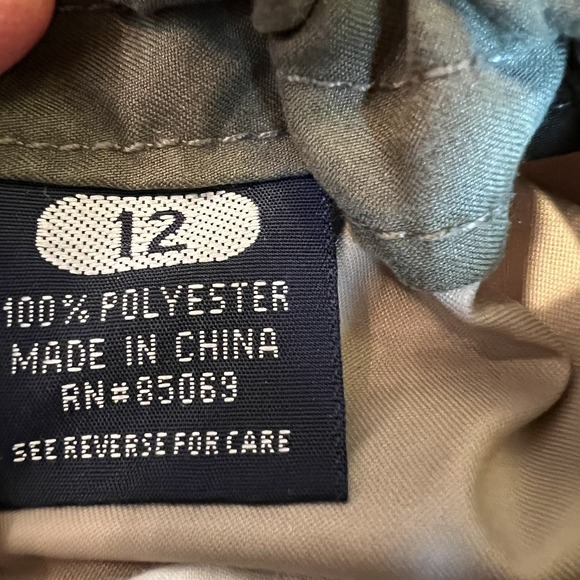 Vintage Rare 90s Kids Paco Baggy Cargo Shorts Size 12 Carpenter Tan - Picture 9 of 11